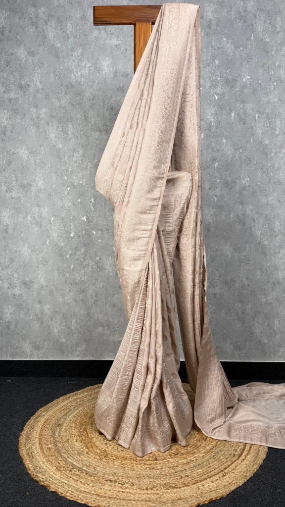 VISCOSE GEORGETTE BANARASI SAREE