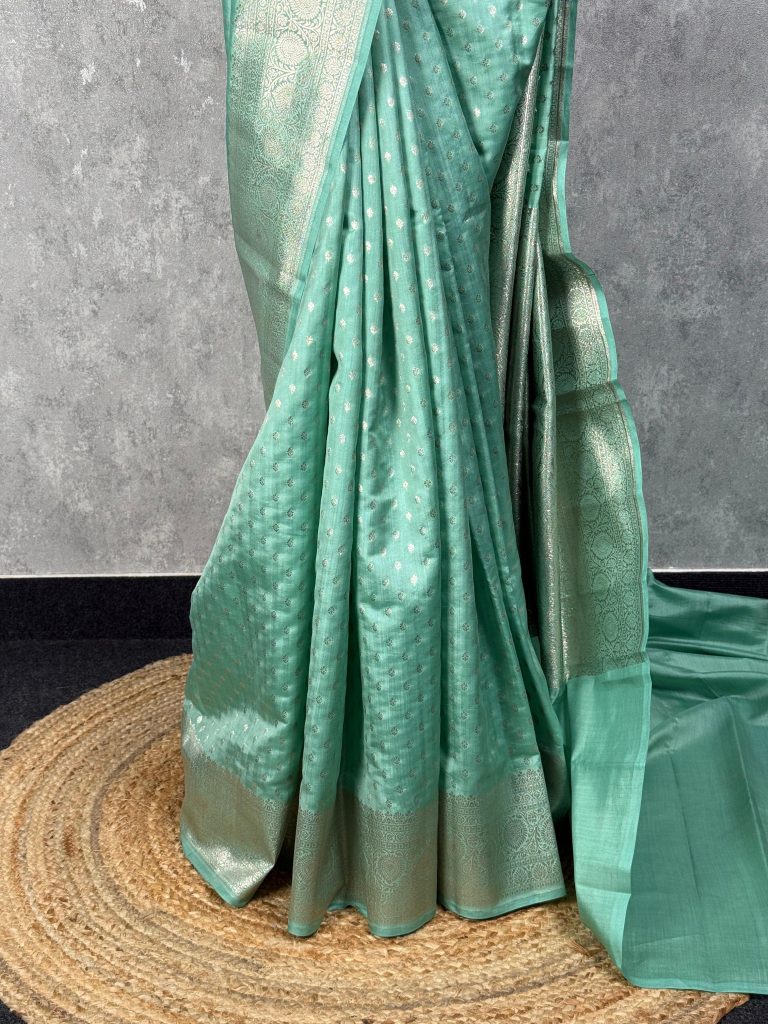SOFT KATAN SILK BANARASI SAREE - Image 2