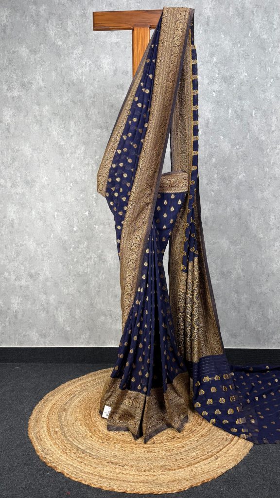 VISCOSE GEORGETTE BANARASI SAREE