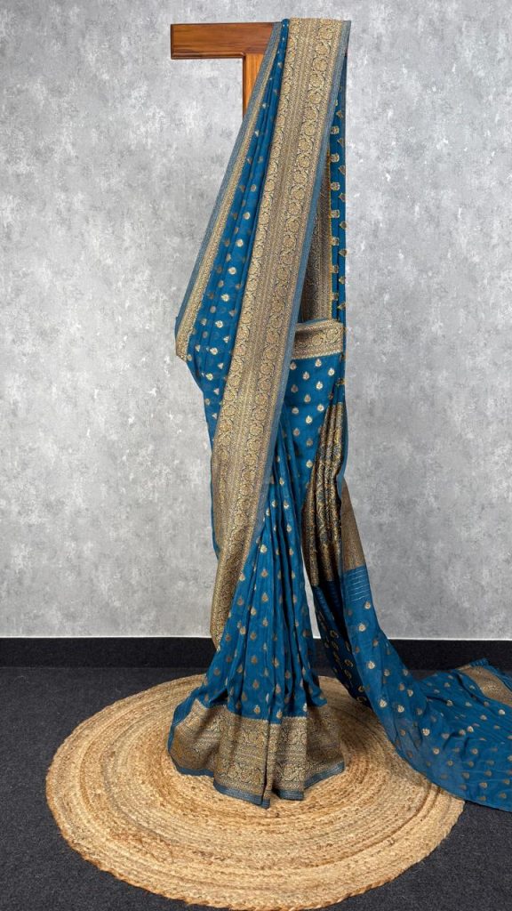 VISCOSE GEORGETTE BANARASI SAREE