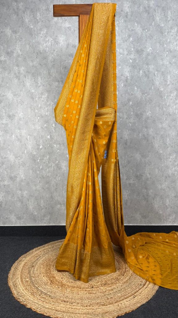 VISCOSE GEORGETTE BANARASI SAREE
