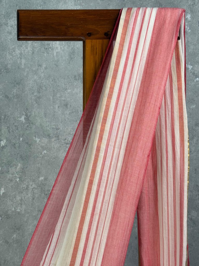 MUL COTTON HANDLOOM SAREE - Image 2