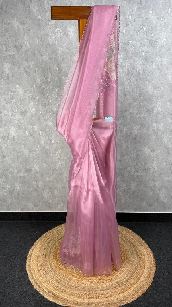 ORGANZA EMBROIDERY SAREE