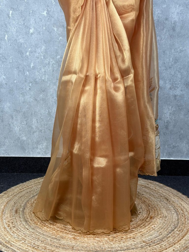 ORGANZA EMBROIDERY SAREE - Image 3