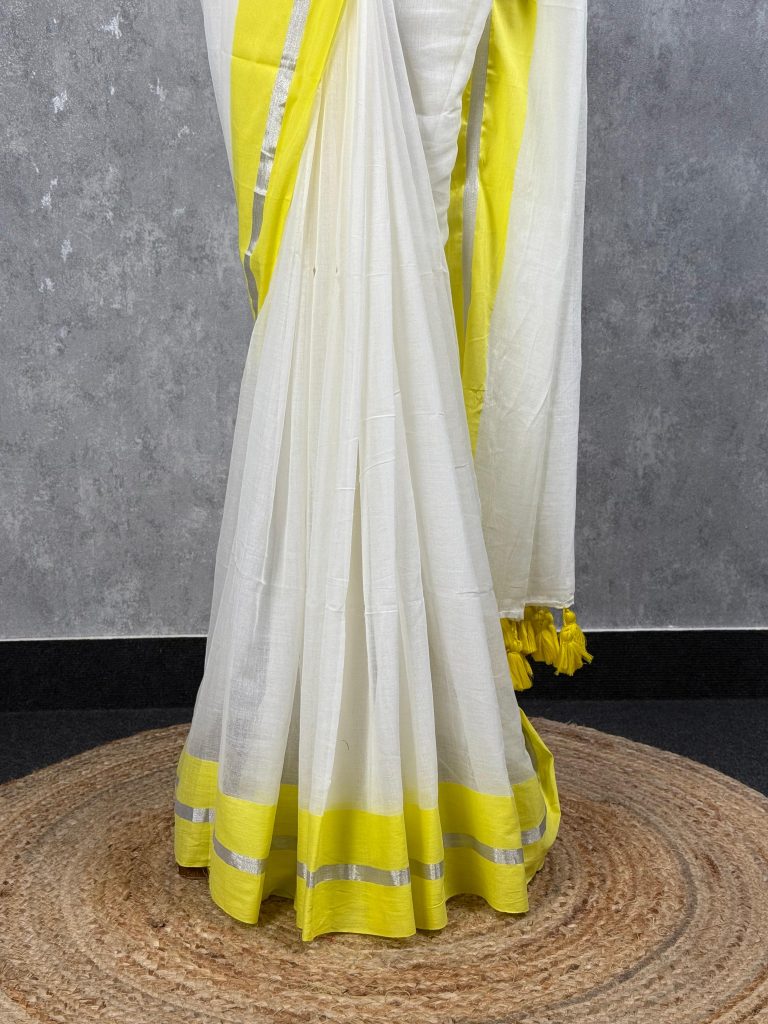 MUL COTTON HANDLOOM SAREE - Image 3