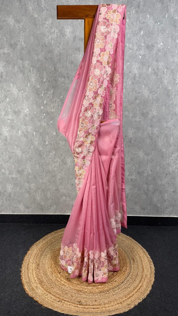 ORGANZA EMBROIDERY SAREE