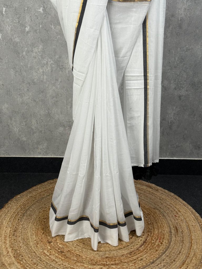 MUL COTTON HANDLOOM SAREE - Image 3