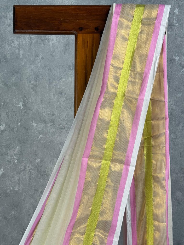 MUL COTTON HANDLOOM SAREE - Image 2