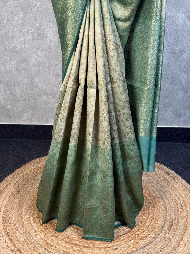 CHANDERI BROCADE BANARASI SAREE - Image 3