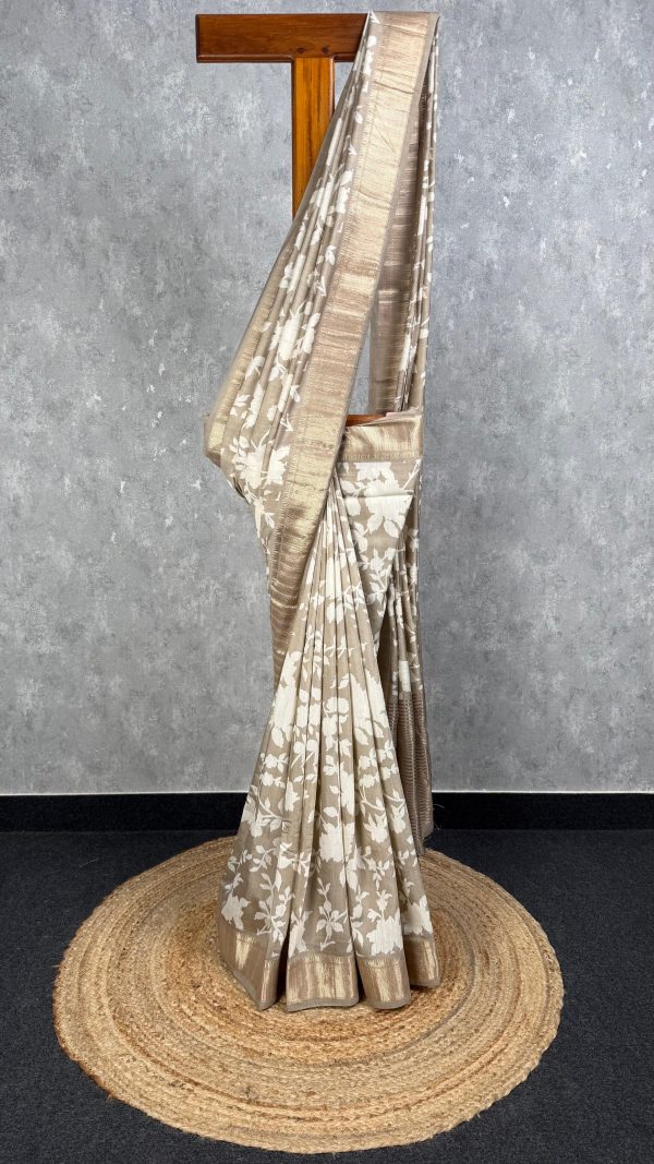 ASSAM SILK PRINTED BANARASI SAREE
