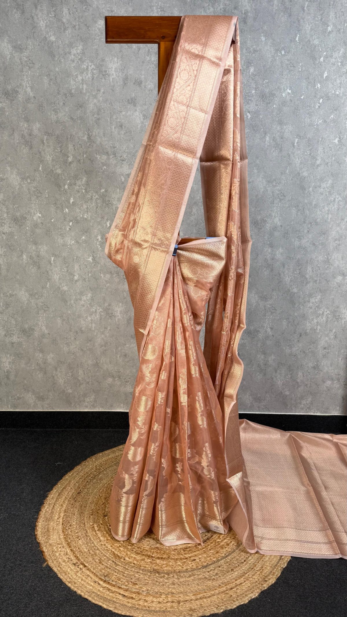 SEMI TISSUE ORGANZA JAAL BANARASI SAREE