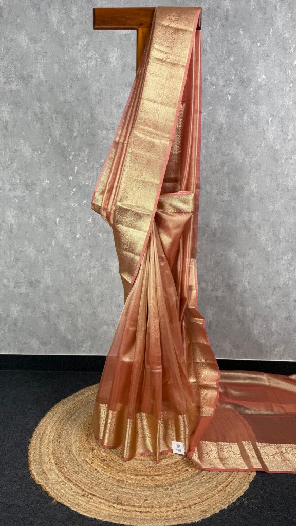 SEMI TISSUE ORGANZA BANARASI SAREE