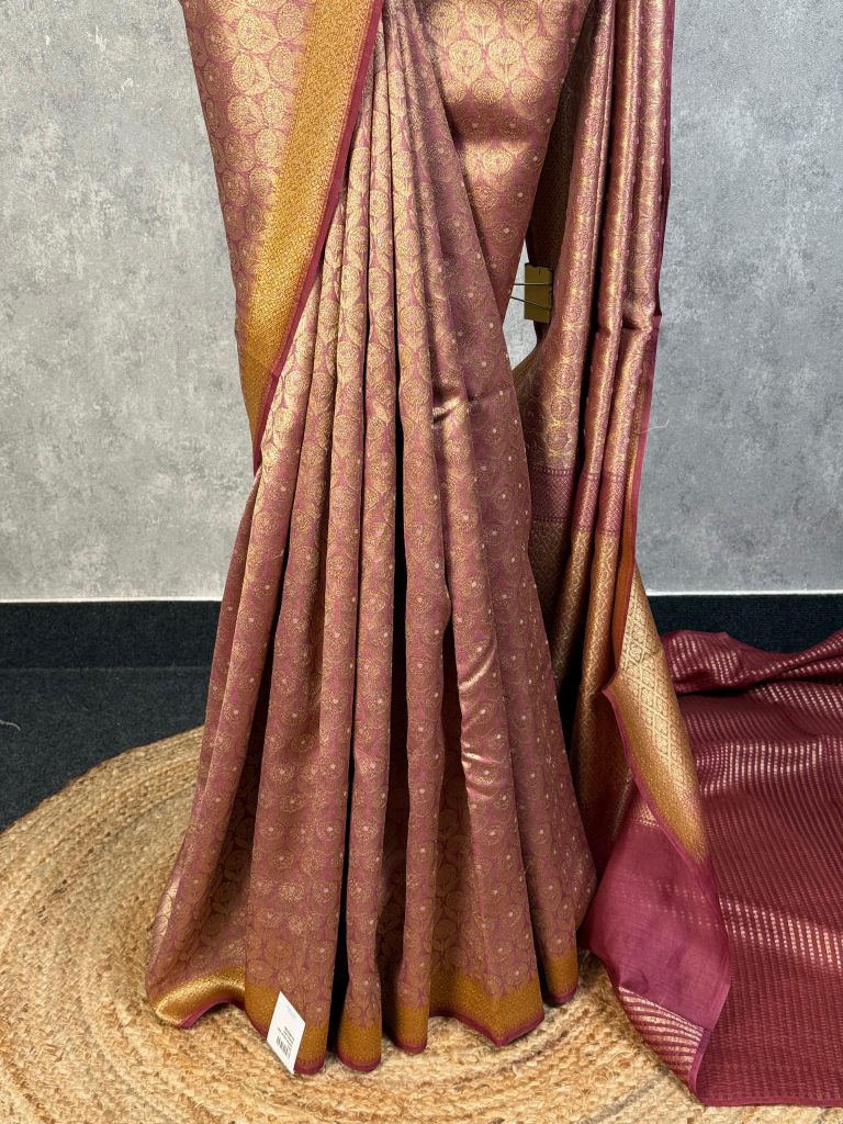 CHANDERI BROCADE BANARASI SAREE - Image 3