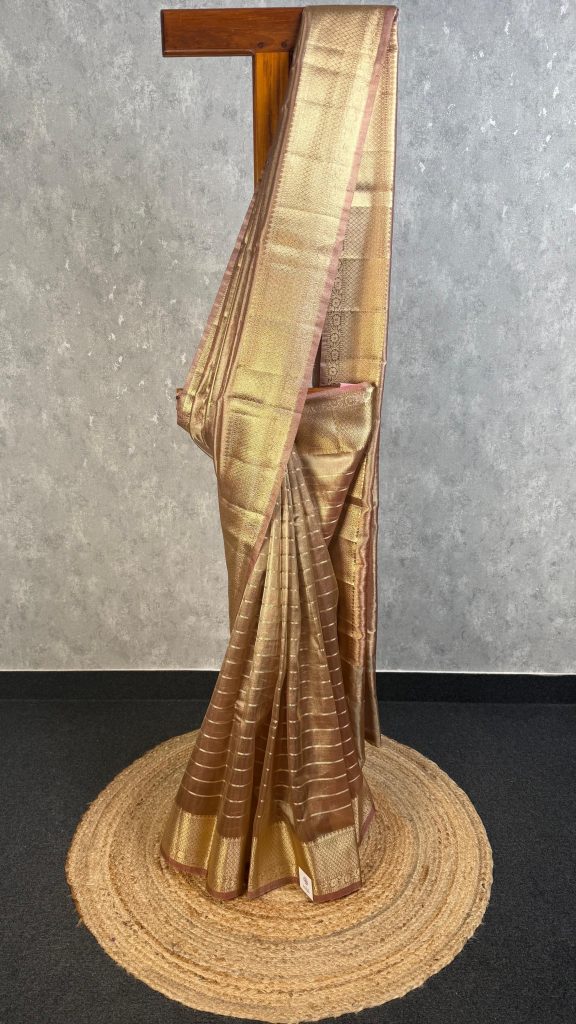 SEMI TISSUE ORGANZA BANARASI SAREE