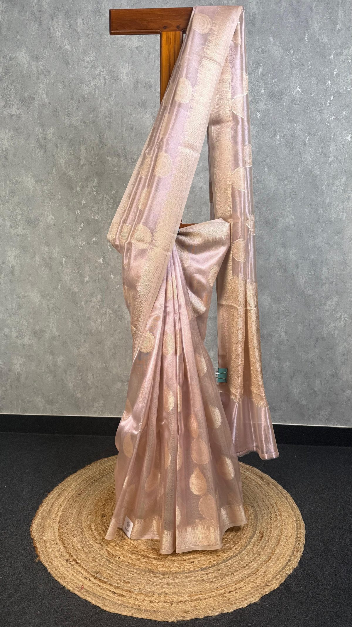 SEMI TISSUE ORGANZA BHUTA BANARASI SAREE