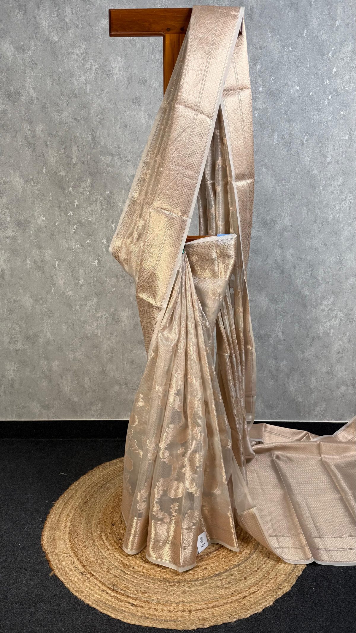 SEMI TISSUE ORGANZA JAAL BANARASI SAREE