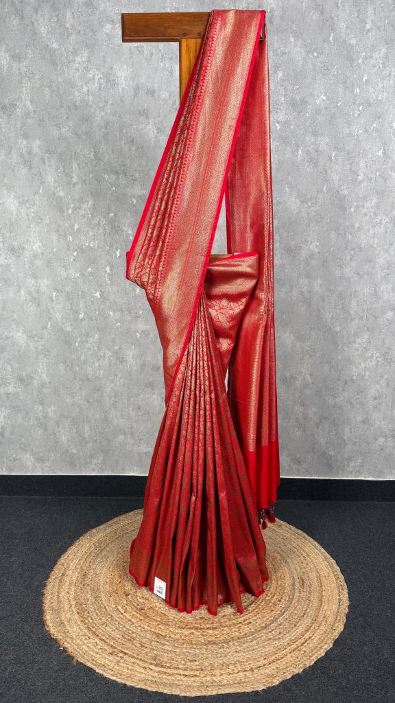 SEMI KATAN ANTIQUE ZARI BROCADE BANARASI SAREE