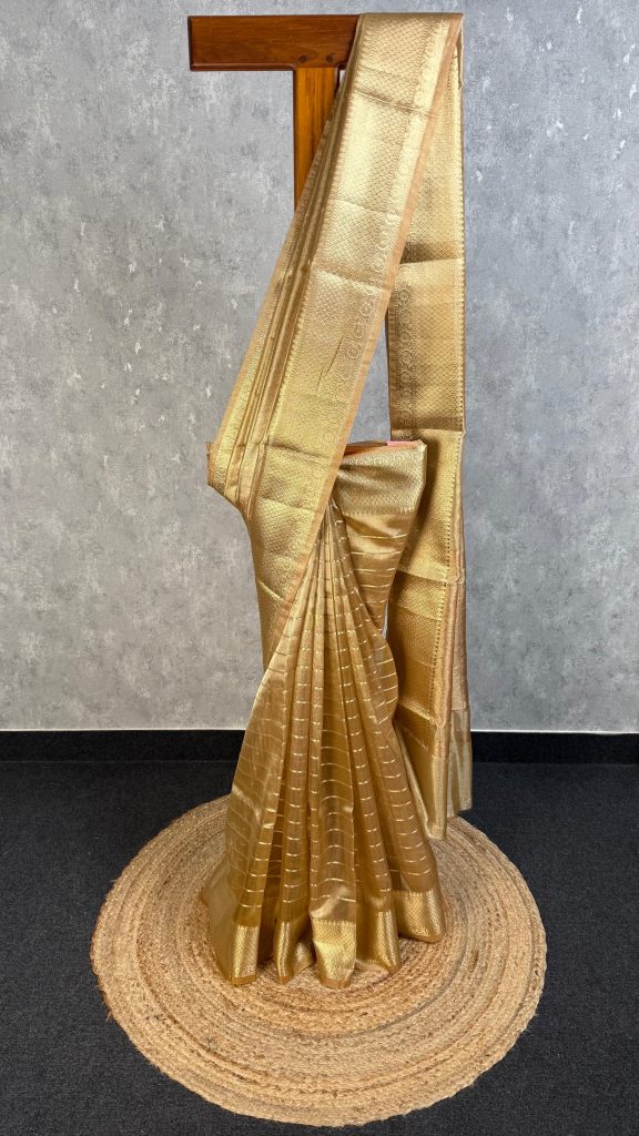 SEMI TISSUE ORGANZA BANARASI SAREE