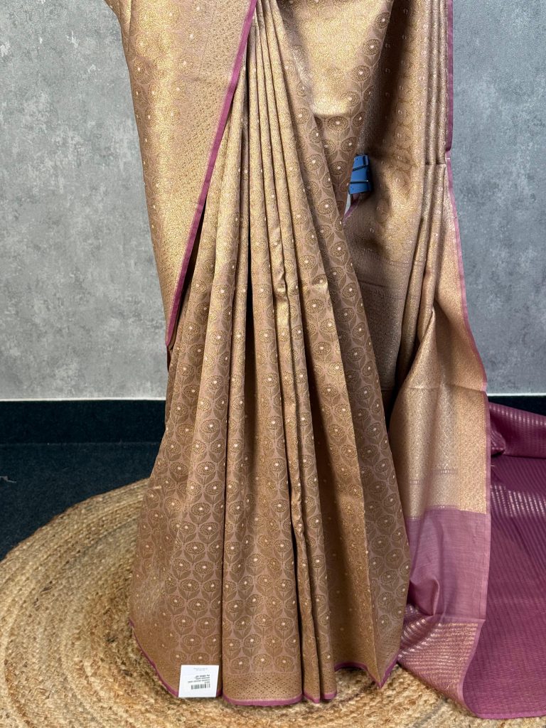CHANDERI BROCADE BANARASI SAREE - Image 3