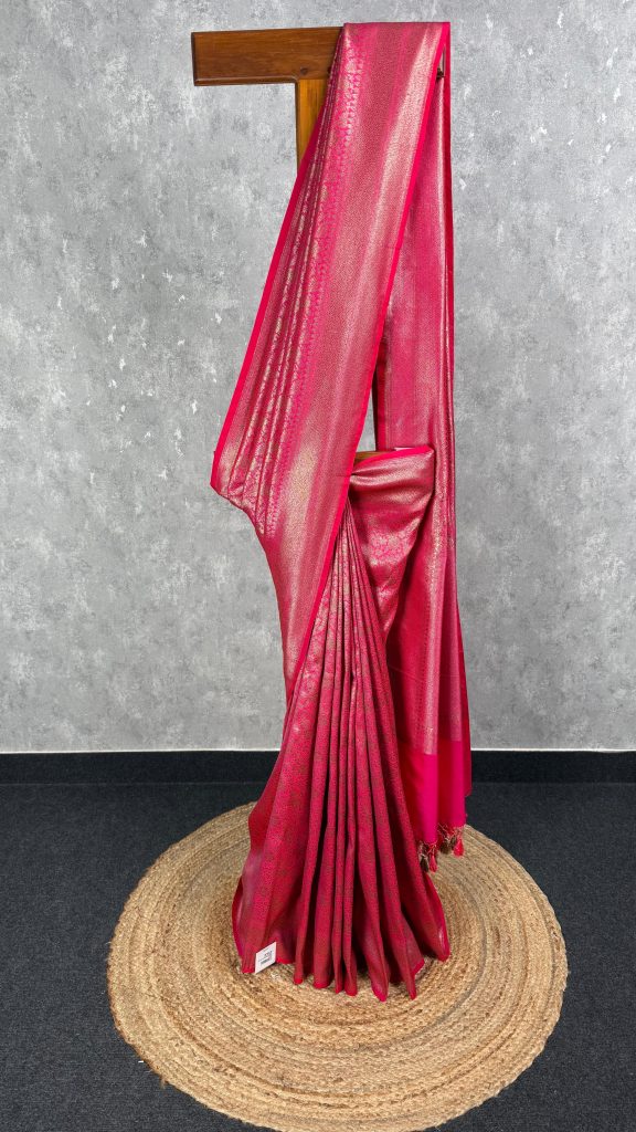 SEMI KATAN ANTIQUE ZARI BROCADE BANARASI SAREE