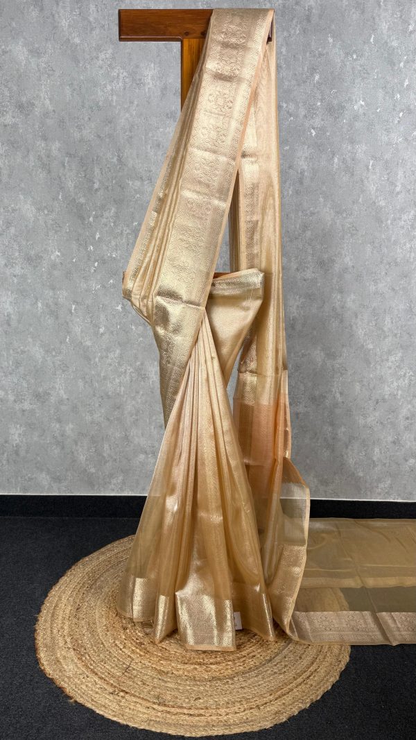 SEMI TISSUE ORGANZA BANARASI SAREE
