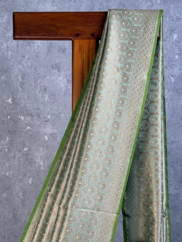 CHANDERI BROCADE BANARASI SAREE - Image 2
