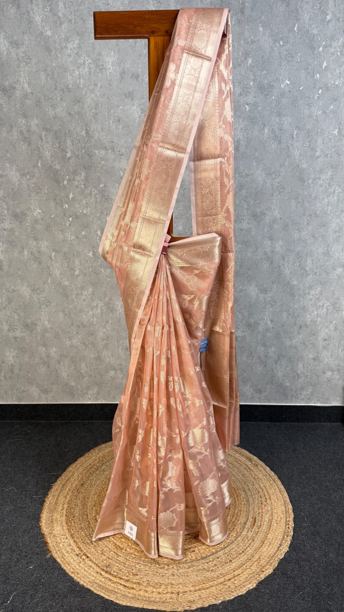 SEMI TISSUE ORGANZA JAAL BANARASI SAREE
