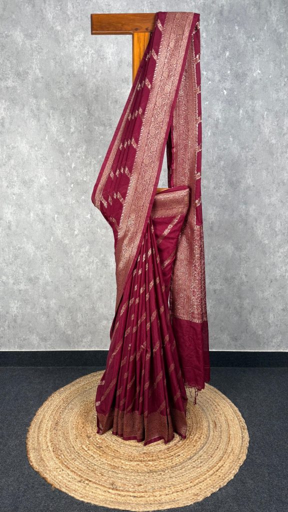 SEMI GEORGETTE BANARASI SAREE