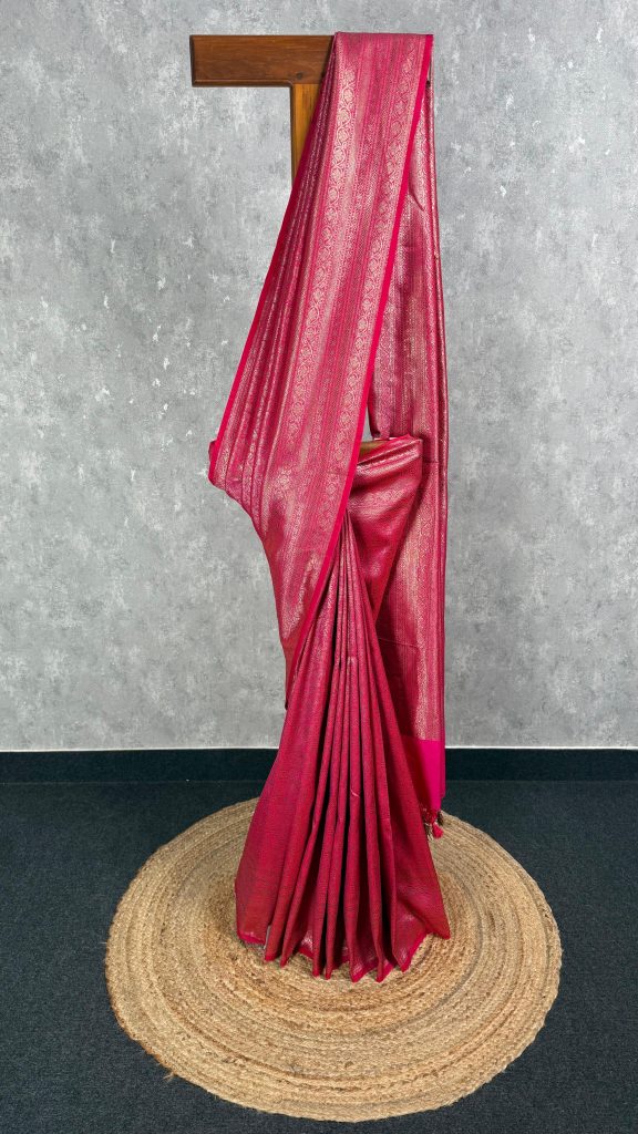 SEMI KATAN ANTIQUE ZARI BROCADE BANARASI SAREE