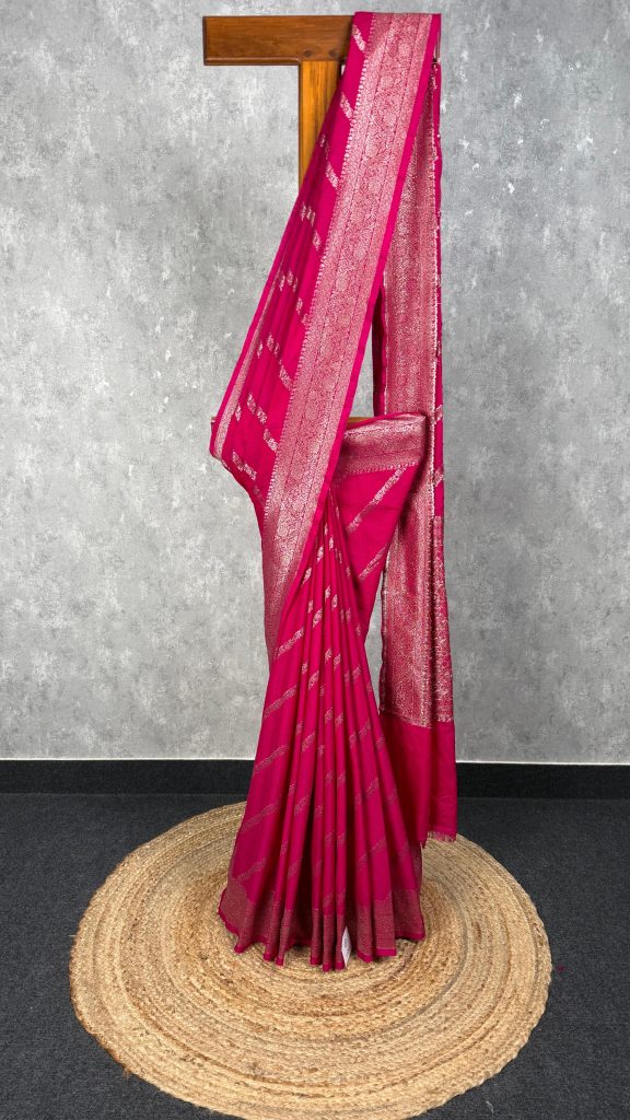 SEMI GEORGETTE BANARASI SAREE