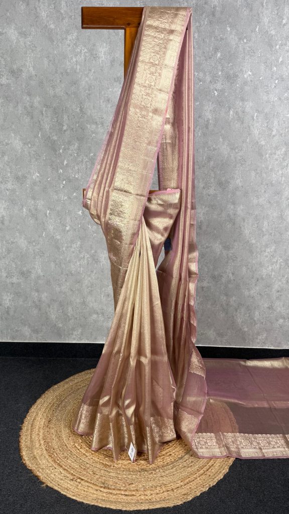 SEMI TISSUE ORGANZA BANARASI SAREE