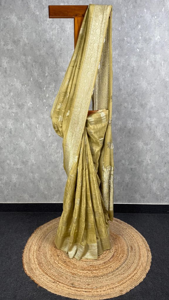 TISSUE GEORGETTE BANARASI SAREE