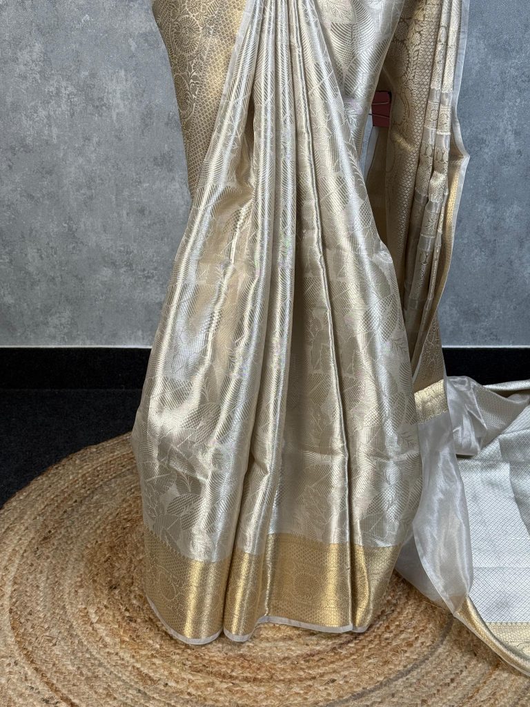 TISSUE SILK BANARASI SAREE - Image 3